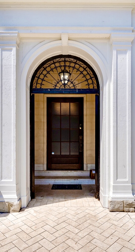 Grand entrance archway