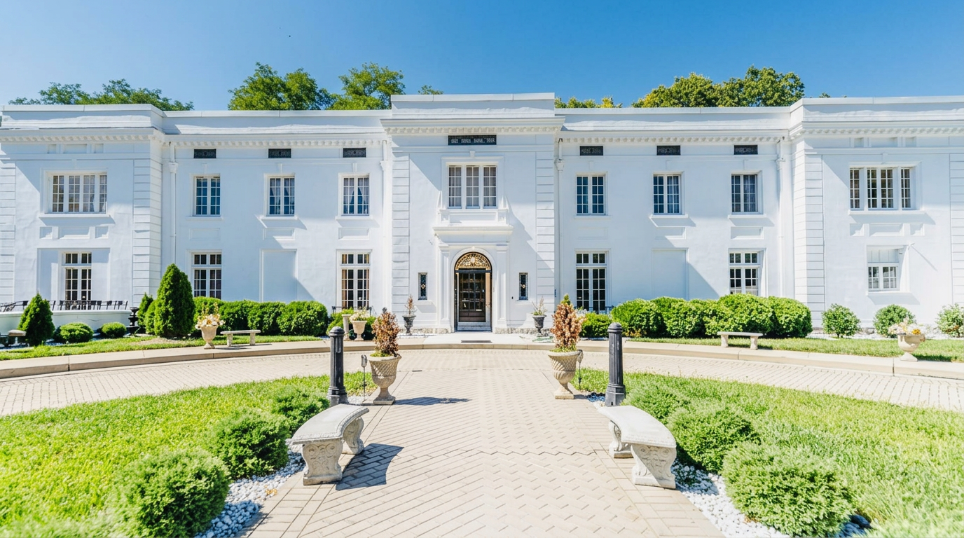 Mansion front entrance